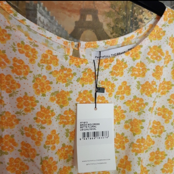 Faithful The Brand Floral Midi Dress - Picture 5 of 7